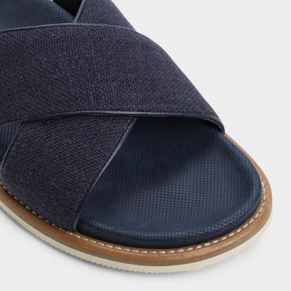 Marrin Navy Men's Slides - Slide sandal - Navy