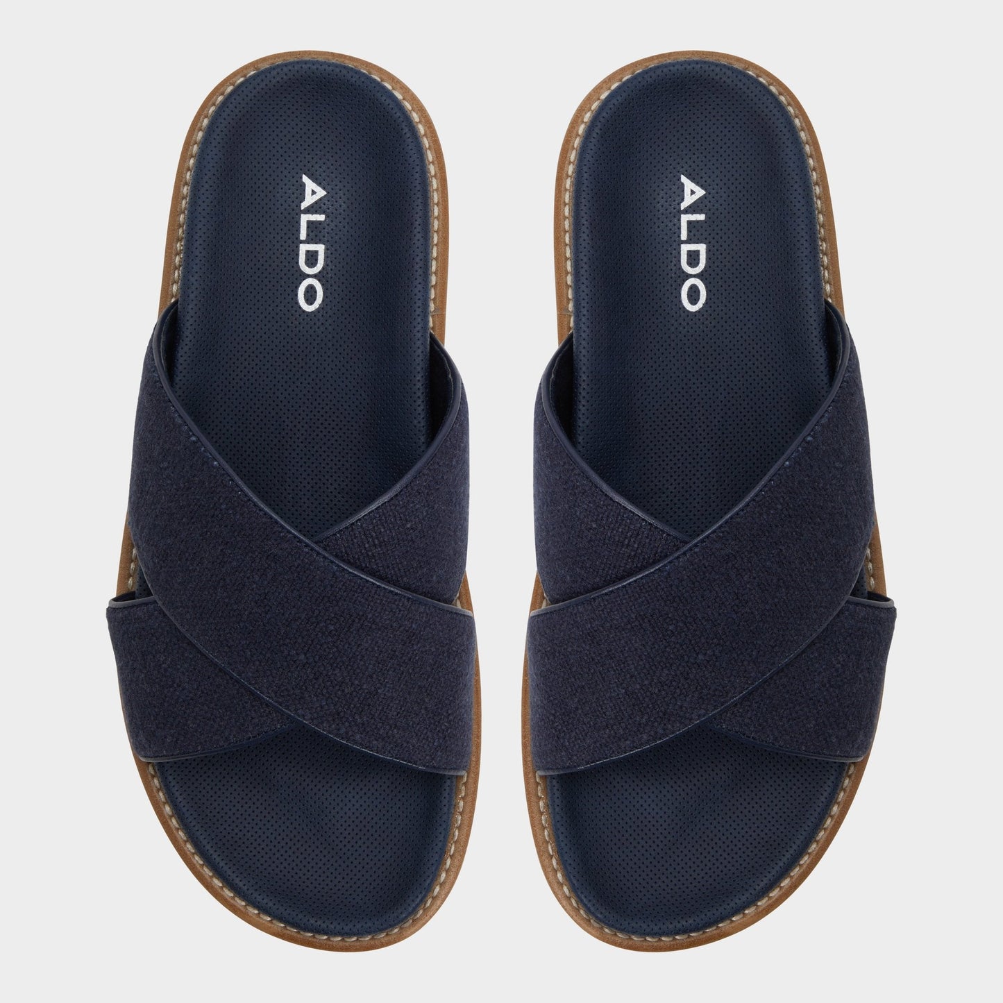 Marrin Navy Men's Slides - Slide sandal - Navy