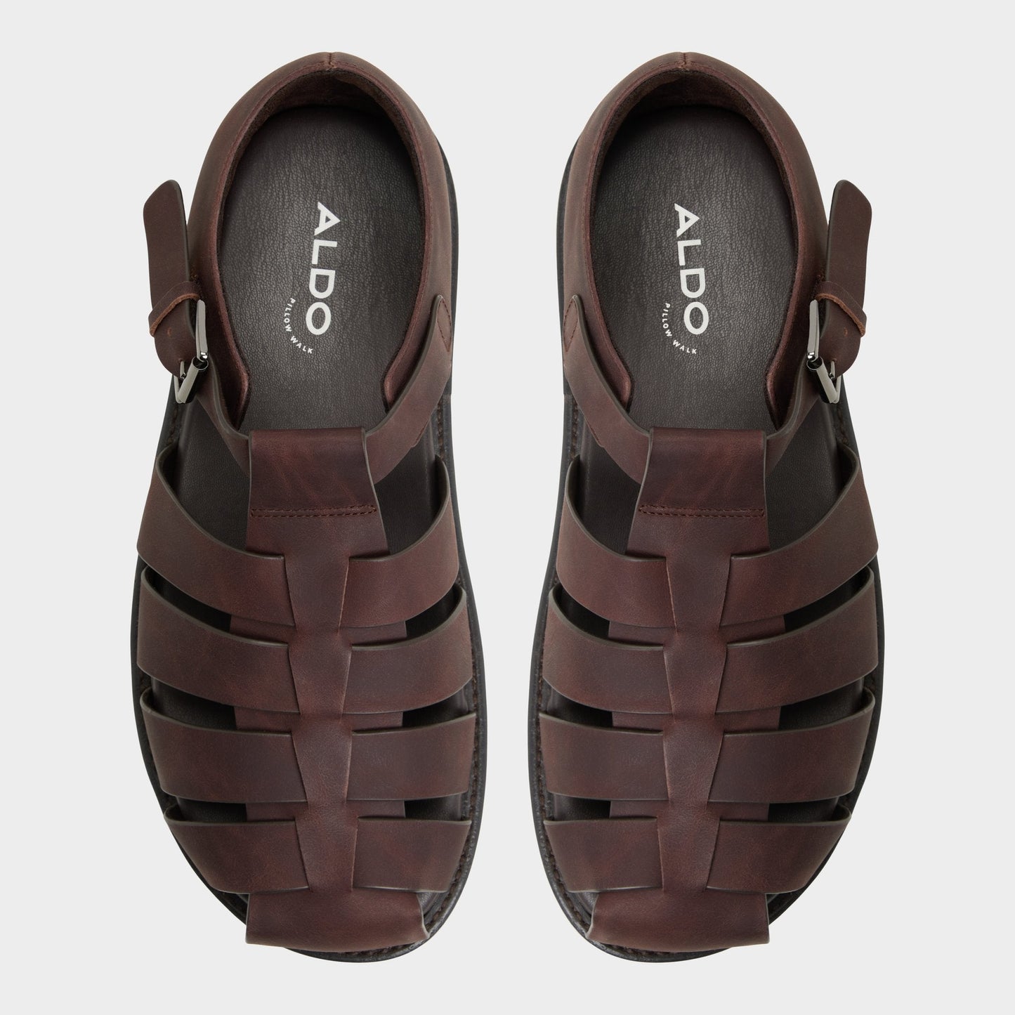 Wildhaven Brown Overflow Men's Sandals & Slides - Flat sandal - Brown Overflow