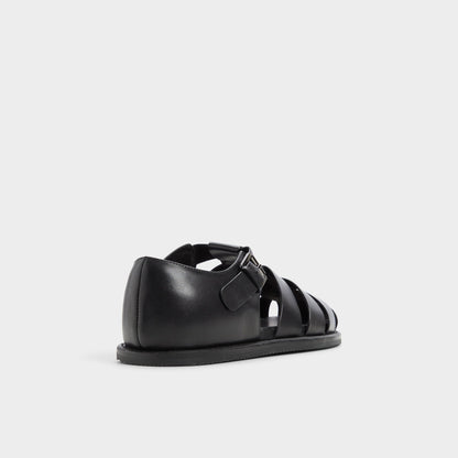 Wildhaven Black Men's Sandals & Slides - Flat sandal - Black