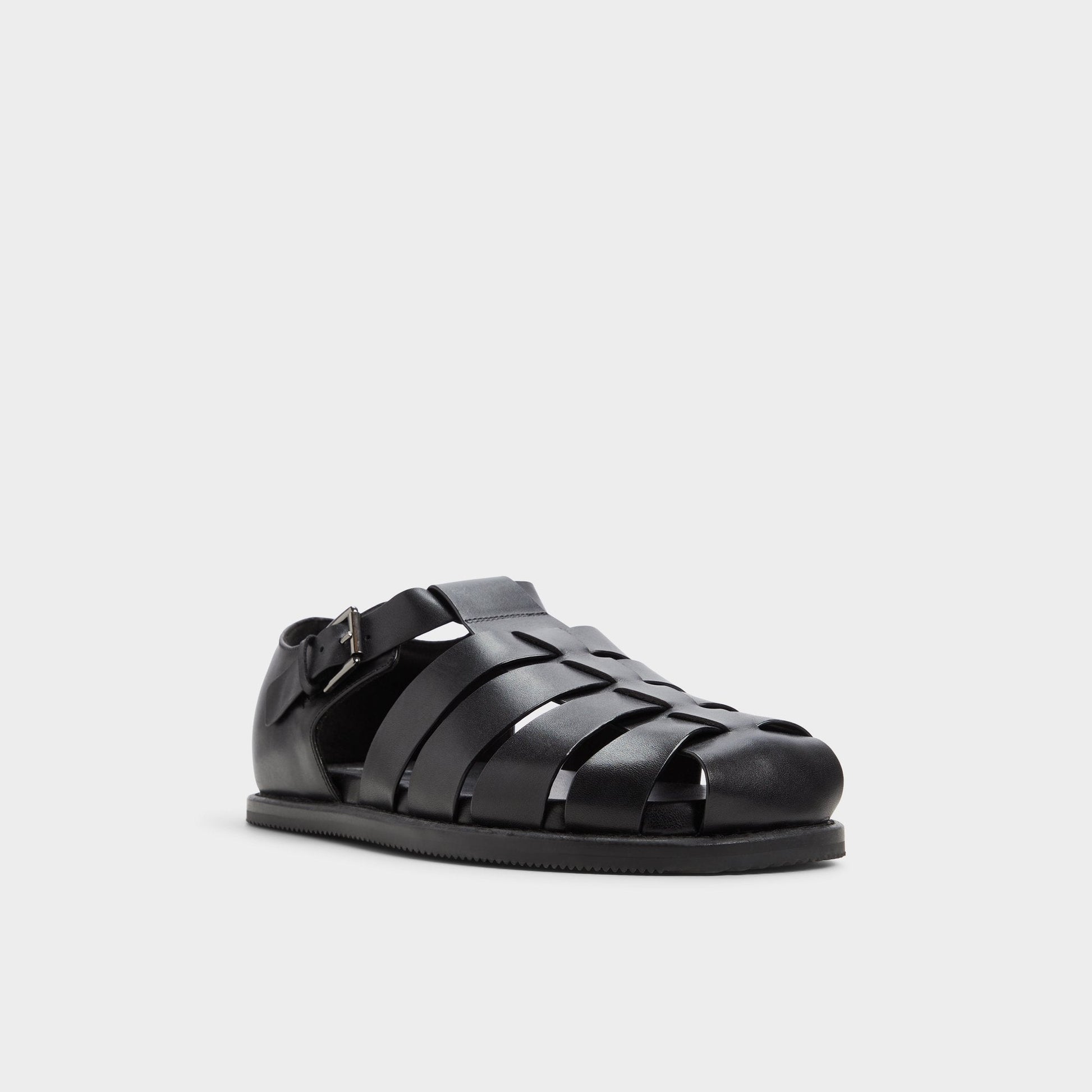 Wildhaven Black Men's Sandals & Slides - Flat sandal - Black