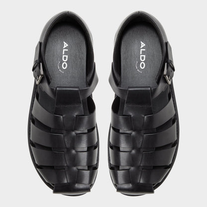 Wildhaven Black Men's Sandals & Slides - Flat sandal - Black