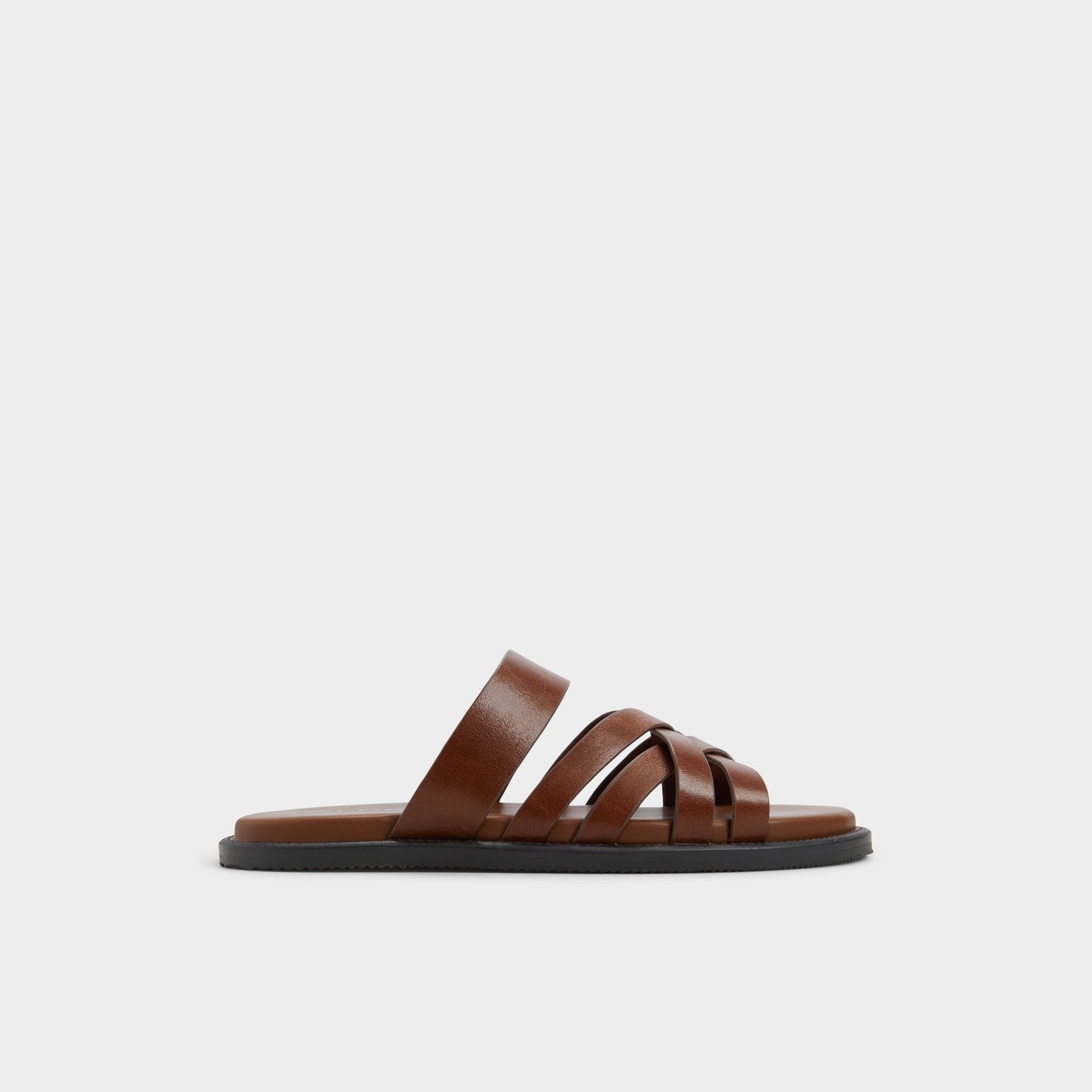 Haniff Cognac Men's Sandals & Slides - Strappy flat sandal - Cognac