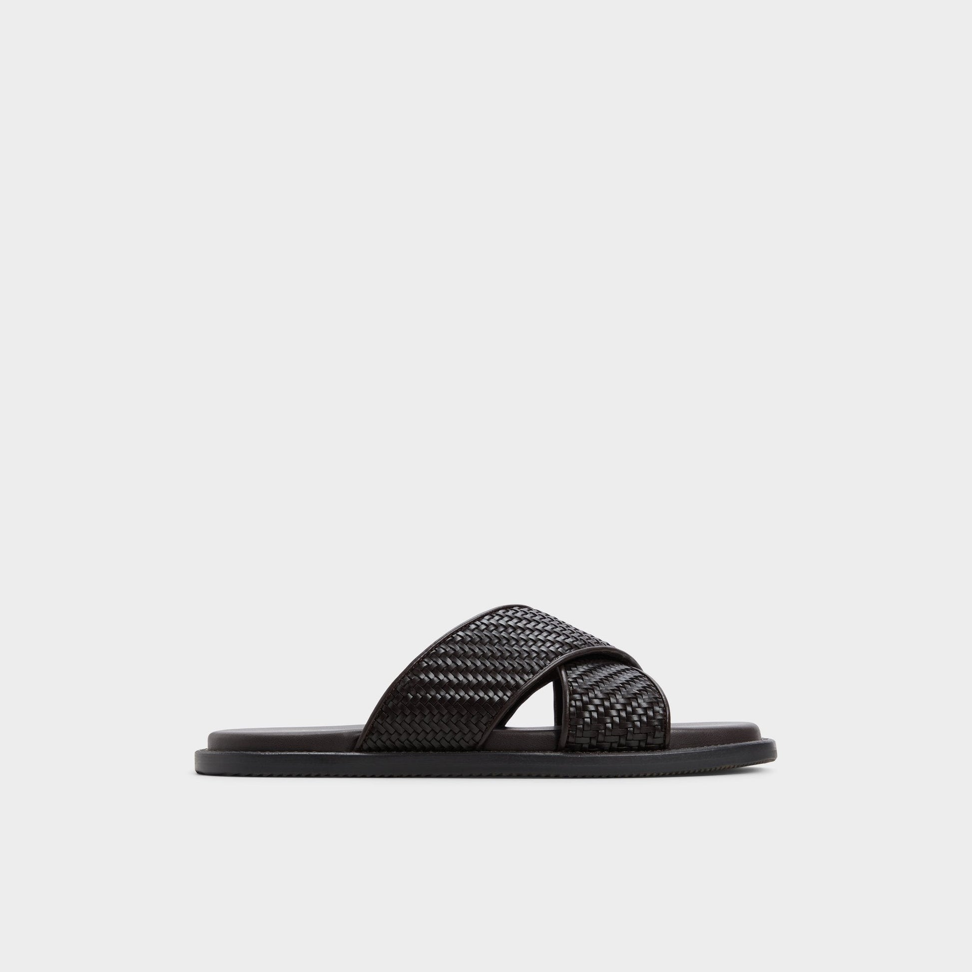Tarik Dark Brown Men's Sandals & Slides - Slide sandal - Dark Brown