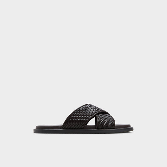Tarik Dark Brown Men's Sandals & Slides - Slide sandal - Dark Brown