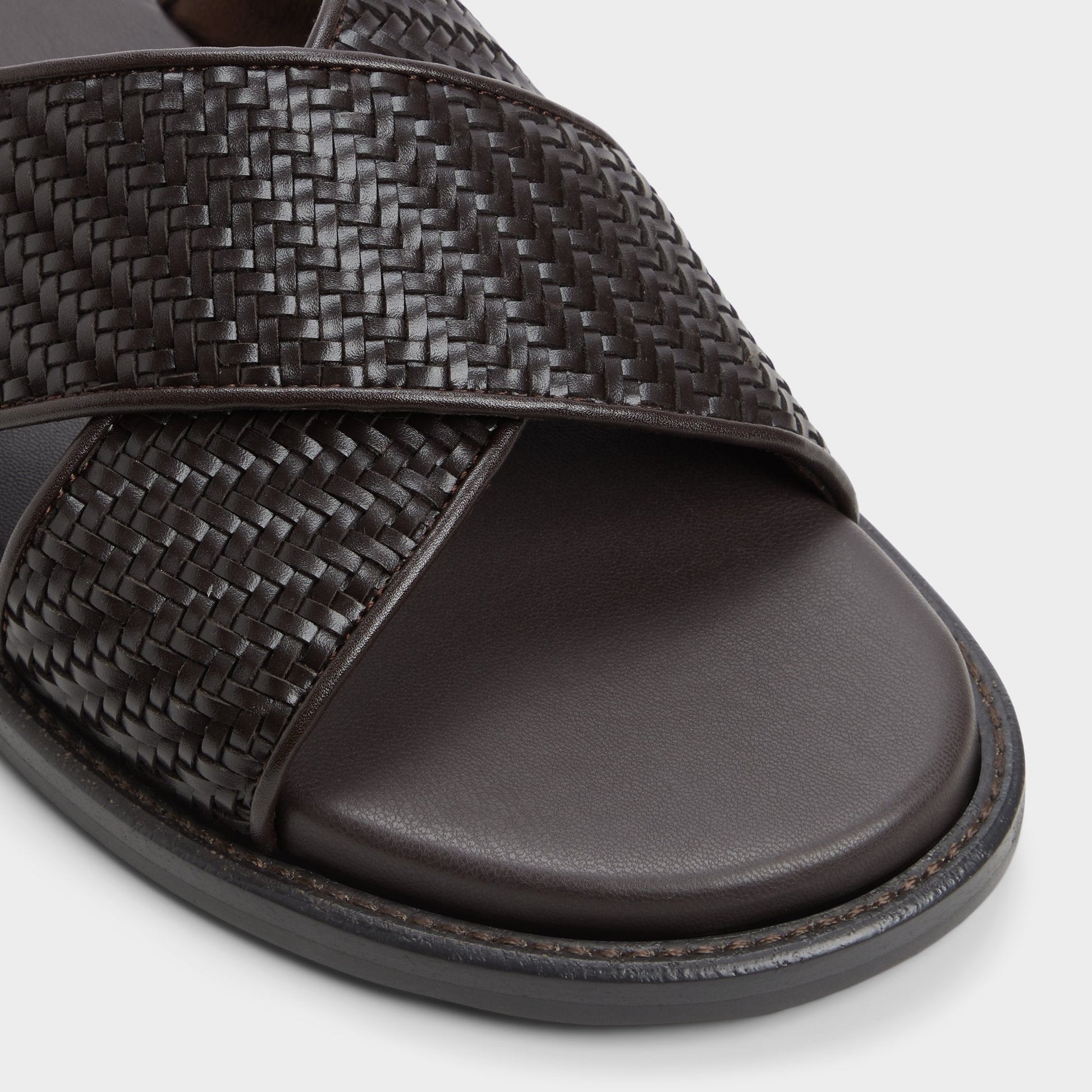 Tarik Dark Brown Men's Sandals & Slides - Slide sandal - Dark Brown