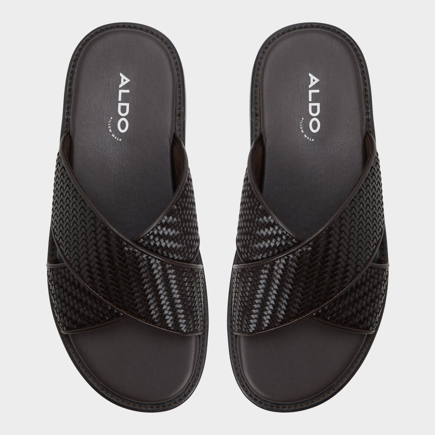 Tarik Dark Brown Men's Sandals & Slides - Slide sandal - Dark Brown