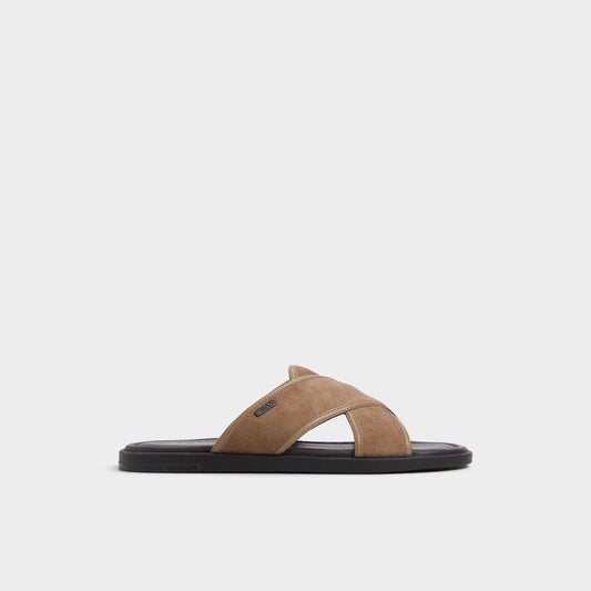 Olino Other Brown Men's Slides - Slide sandal - Other Brown