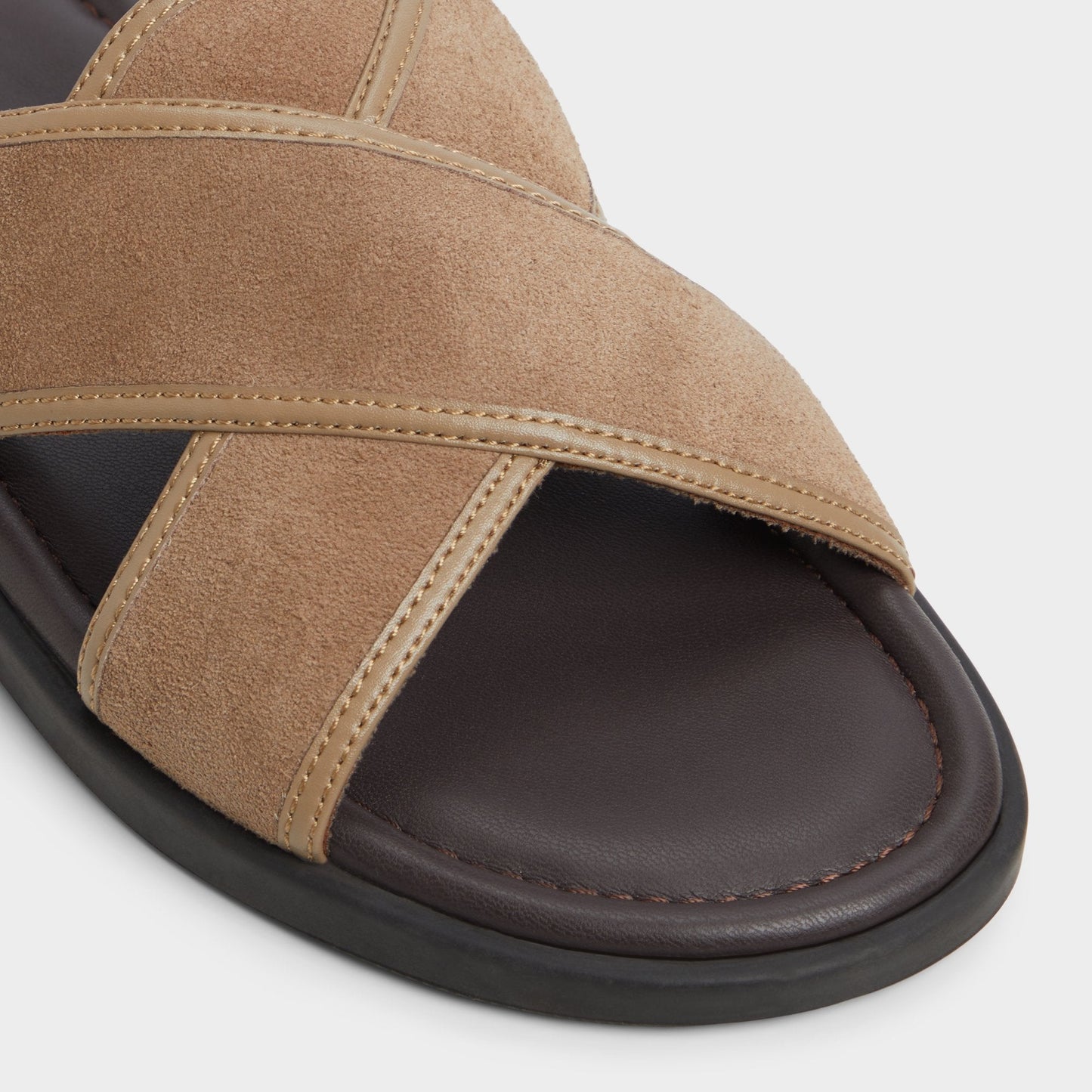Olino Other Brown Men's Slides - Slide sandal - Other Brown