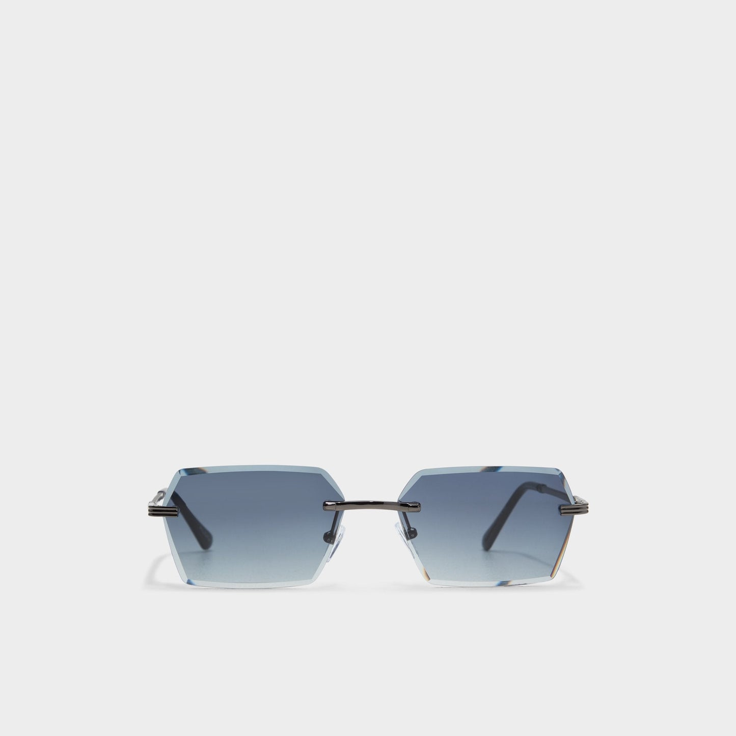 Kaaolle Dark Grey Men's Rectangle - Rectangle sunglasses - Dark grey