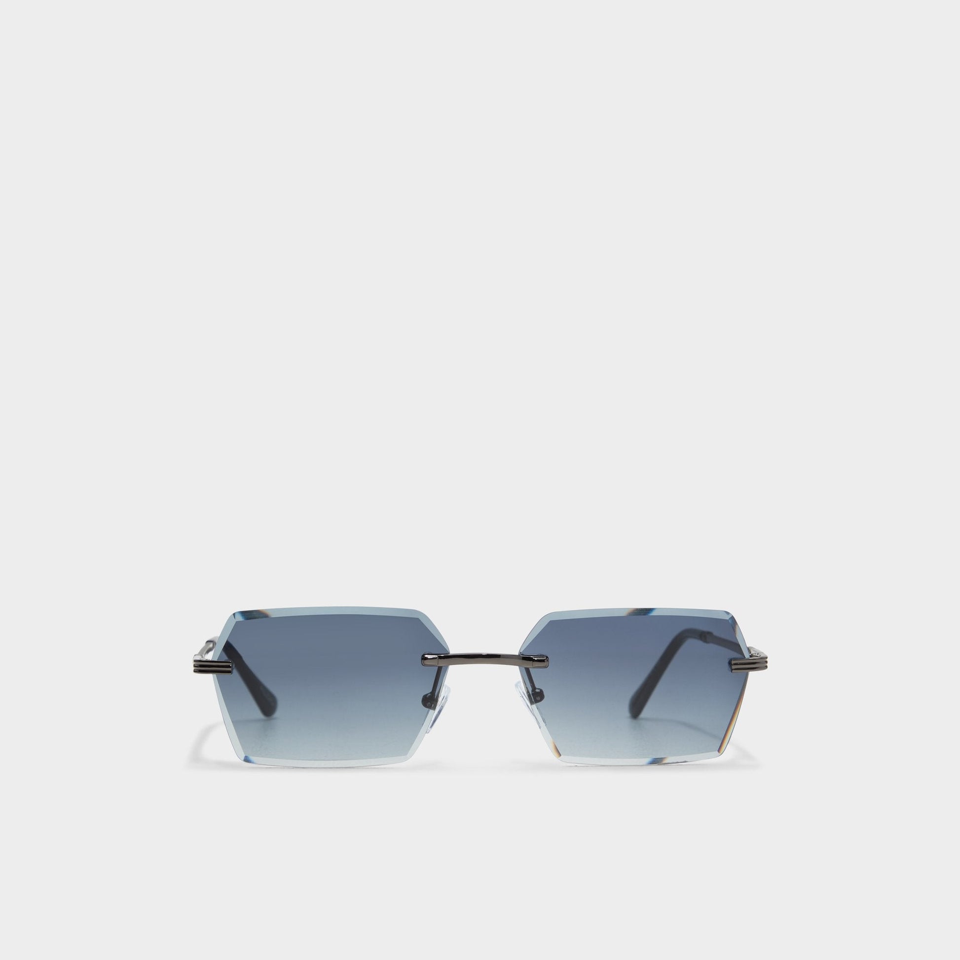 Kaaolle Dark Grey Men's Rectangle - Rectangle sunglasses - Dark grey