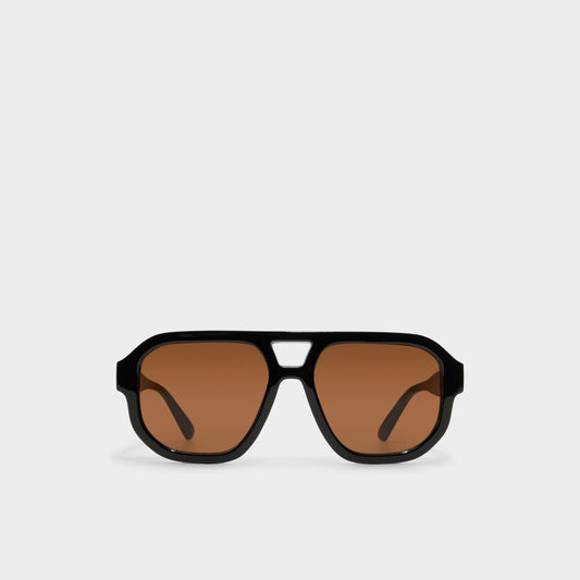 Elaurien Black Men's Aviator - Aviator sunglasses - Black
