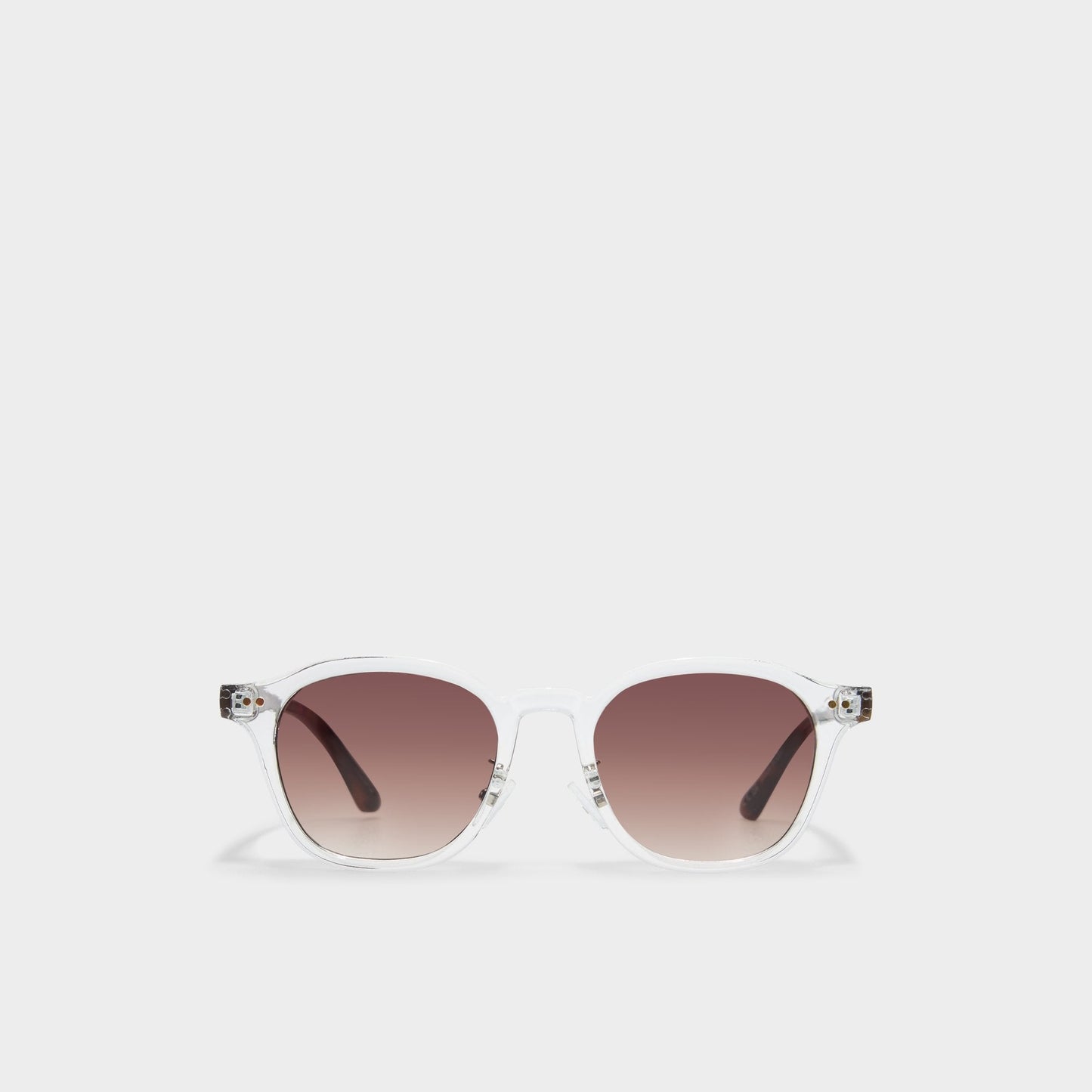 Kasienx Clear Men's Round - Round sunglasses - Clear
