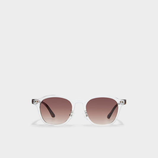 Kasienx Clear Men's Round - Round sunglasses - Clear