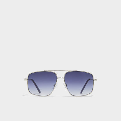 Frelinnorx Silver Men's Aviator - Sunglasses - Silver
