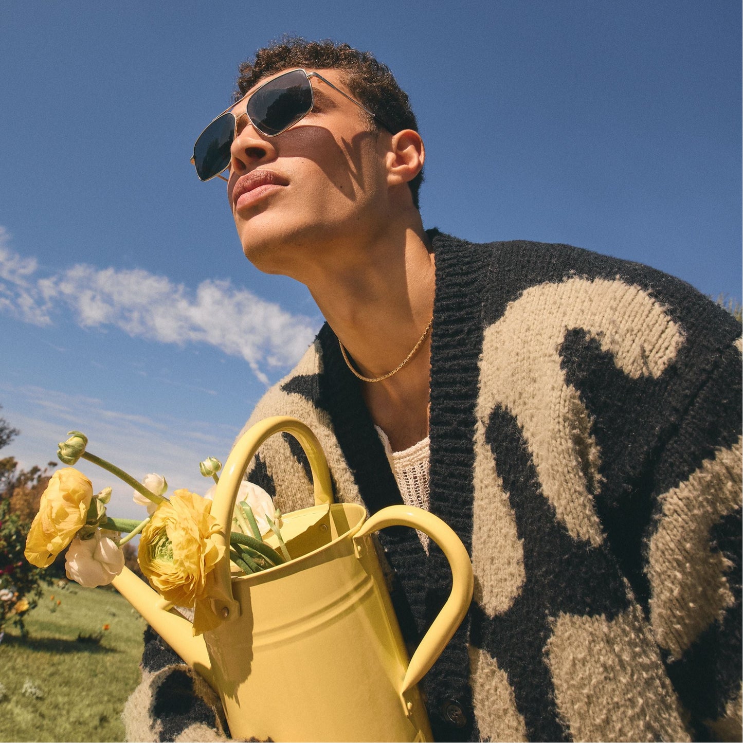 Frelinnorx Silver Men's Aviator - Sunglasses - Silver