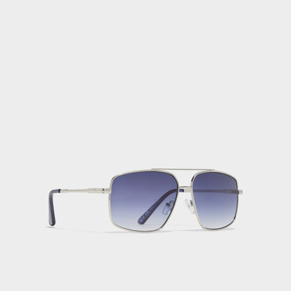 Frelinnorx Silver Men's Aviator - Sunglasses - Silver