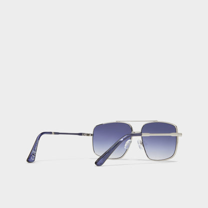 Frelinnorx Silver Men's Aviator - Sunglasses - Silver