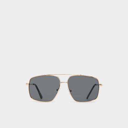 Frelinnorx Gold Men's Aviator - Sunglasses - Gold