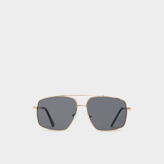 Frelinnorx Gold Men's Aviator - Sunglasses - Gold