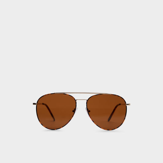 Laromaw Other Brown Men's Aviator - Aviator sunglasses - Other Brown