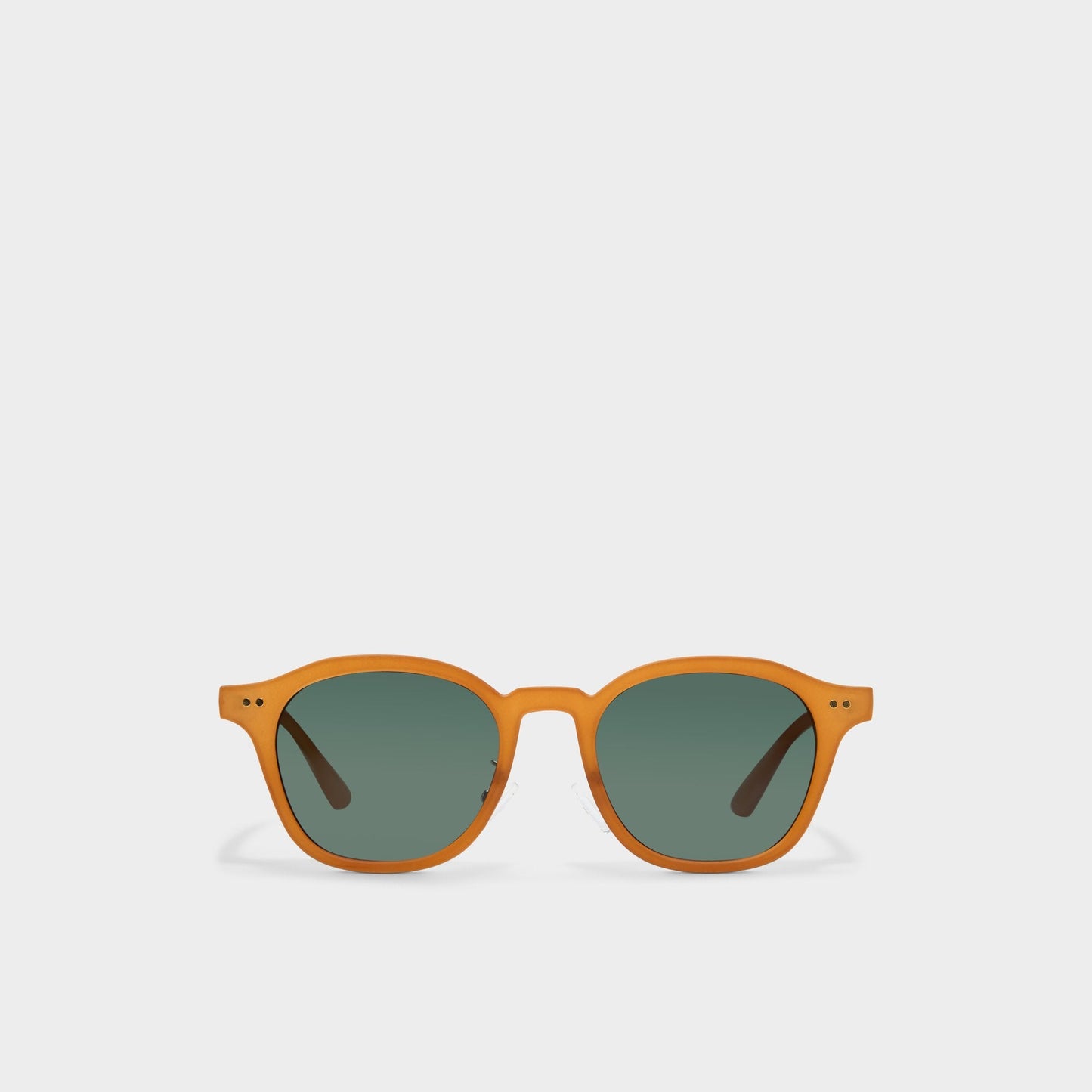 Kasienx Dark Yellow Men's Round - Round sunglasses - Dark Yellow