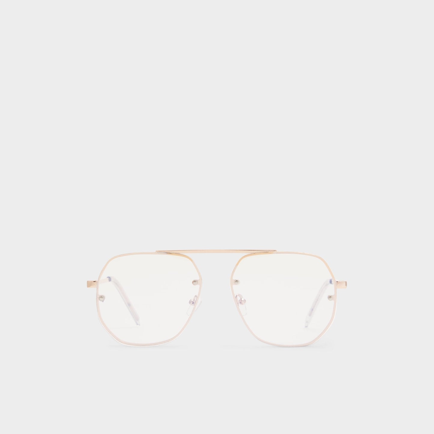 Diprion Gold Men's Aviator - Non-prescription reading glasses - Gold