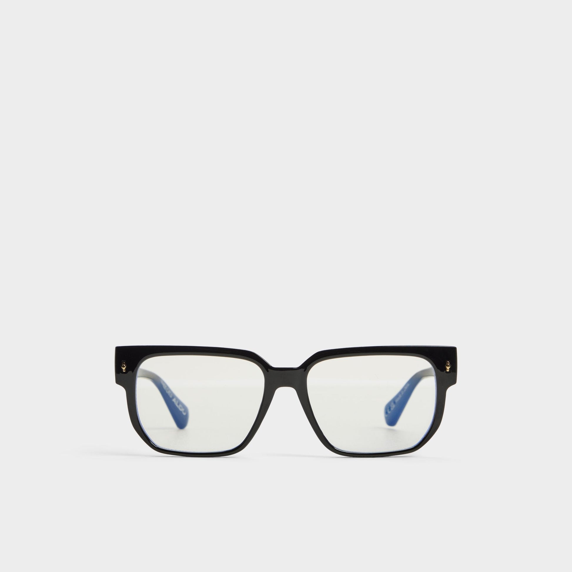 Nightfall Black Men's Rectangle - Non-prescription reading glasses - Black