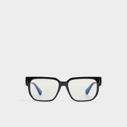 Nightfall Black Men's Rectangle - Non-prescription reading glasses - Black