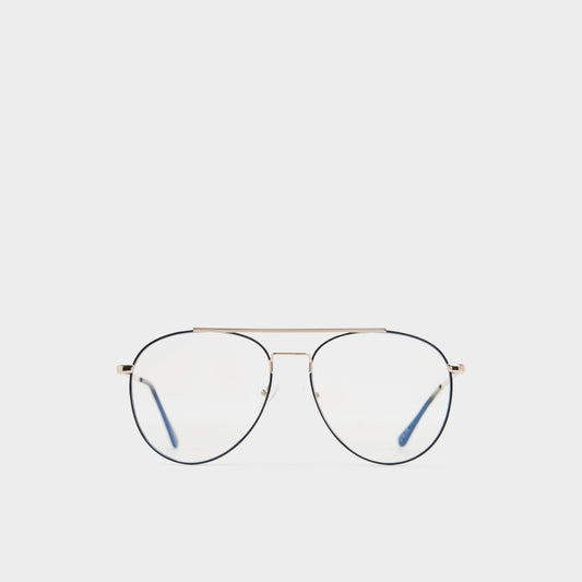 Edoawen in Black Gold Multi - Non-prescription reading glasses - Black/Gold Multi