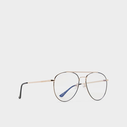 Edoawen in Black Gold Multi - Non-prescription reading glasses - Black/Gold Multi