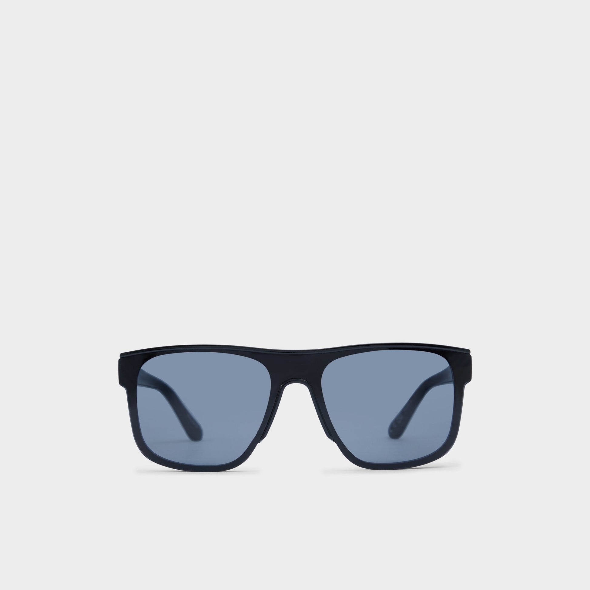 Tervetes Black Men's Shield - Rectangle sunglasses - Black
