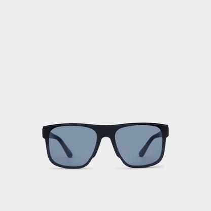 Tervetes Black Men's Shield - Rectangle sunglasses - Black