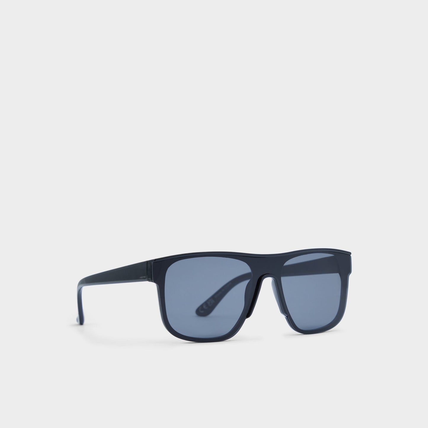 Tervetes Black Men's Shield - Rectangle sunglasses - Black