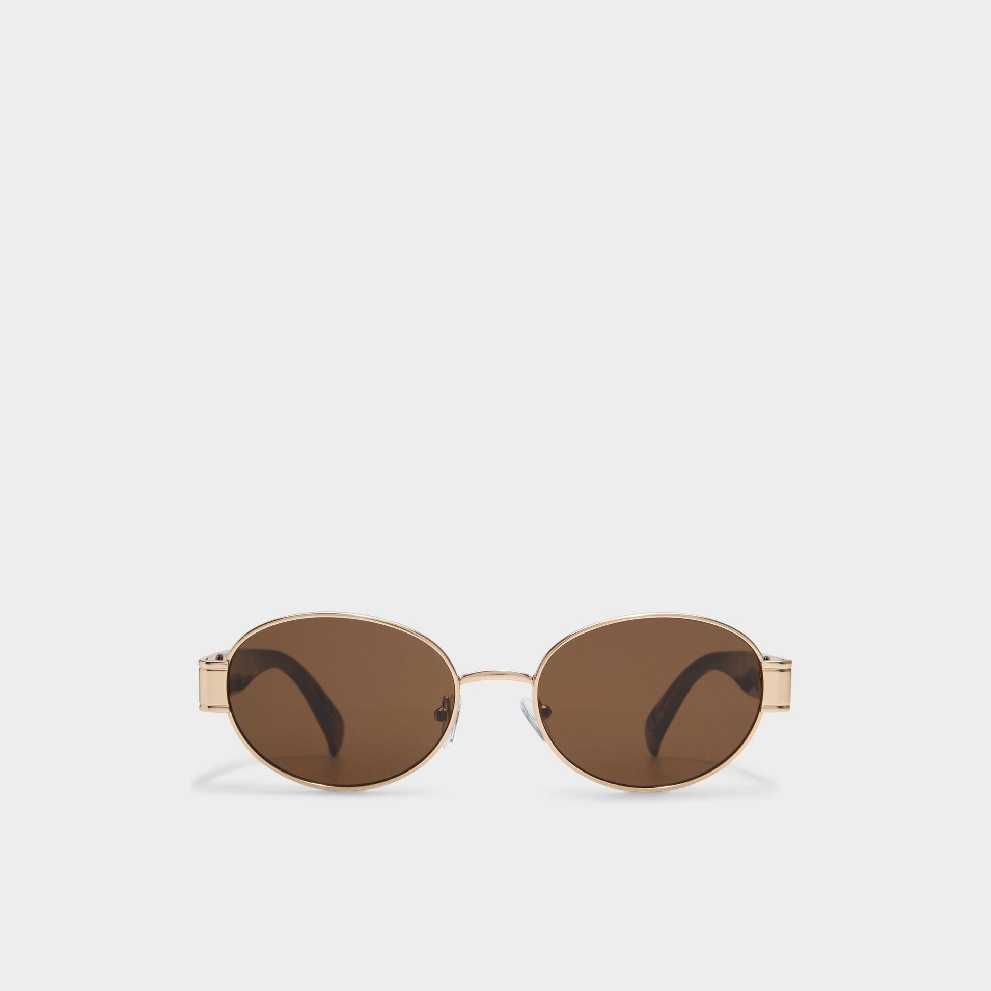 Sunniesclubx Gold Men's Round - Round sunglasses - Gold