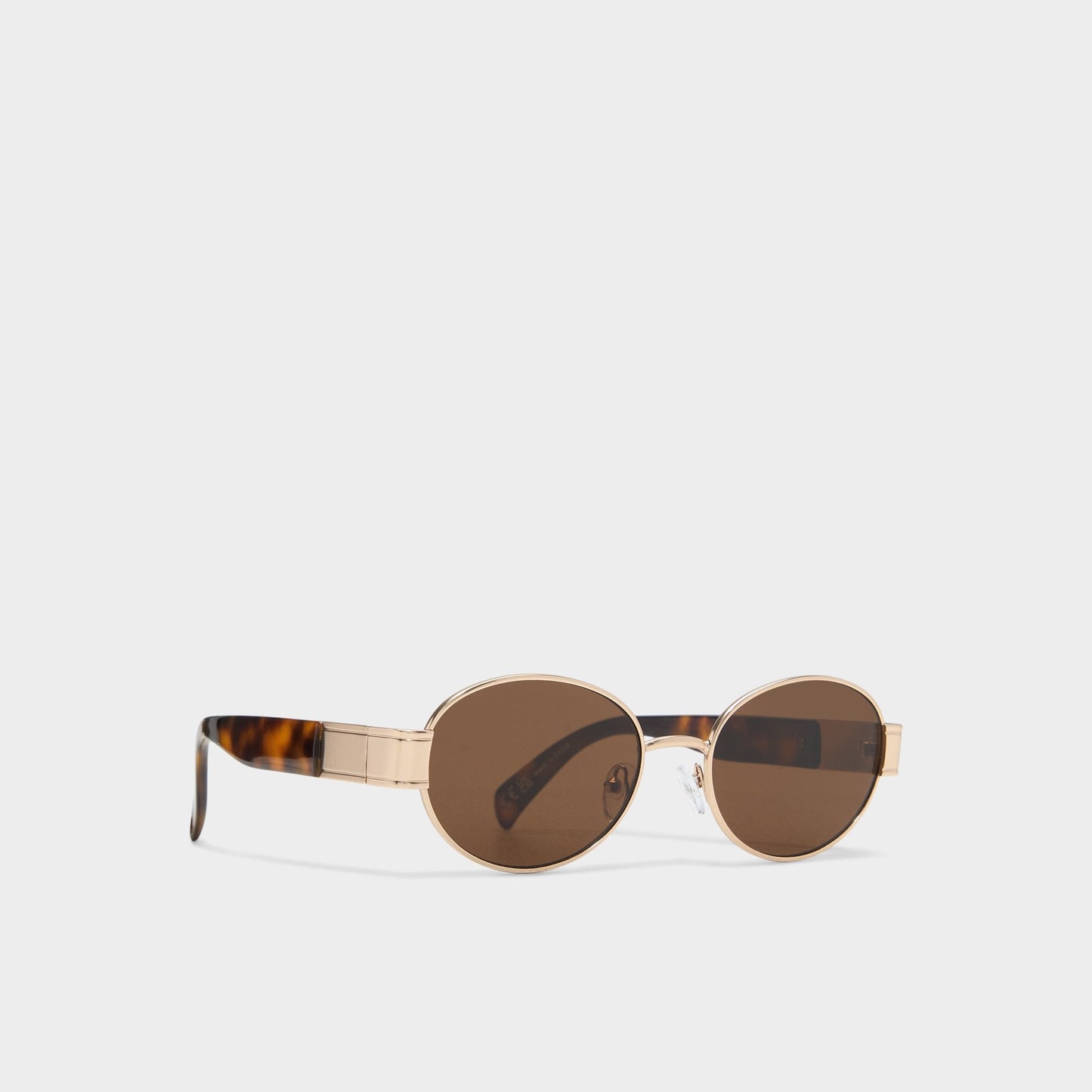 Sunniesclubx Gold Men's Round - Round sunglasses - Gold