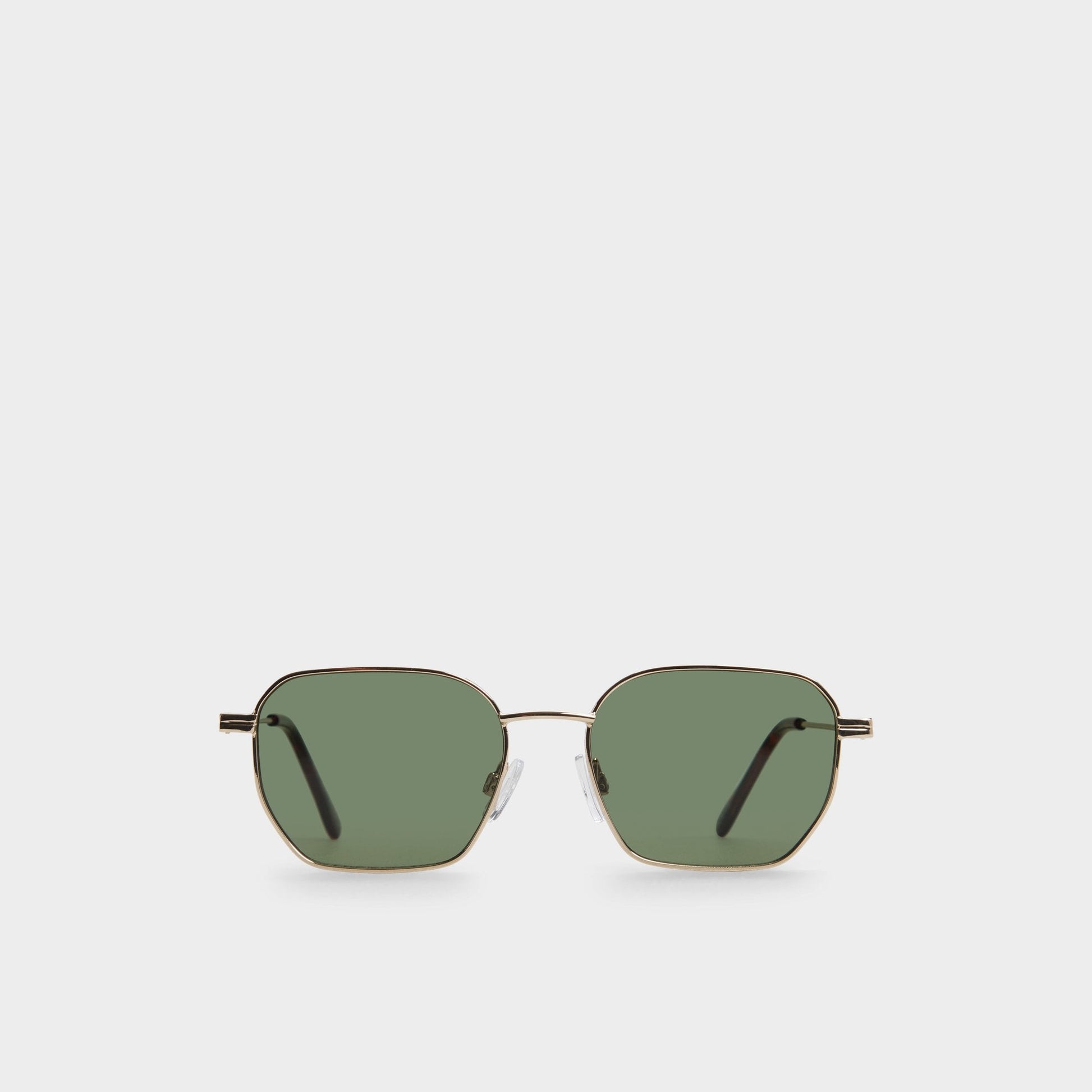 Flyynn in Gold - Rectangle sunglasses - Gold