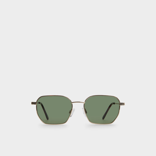 Flyynn in Gold - Rectangle sunglasses - Gold