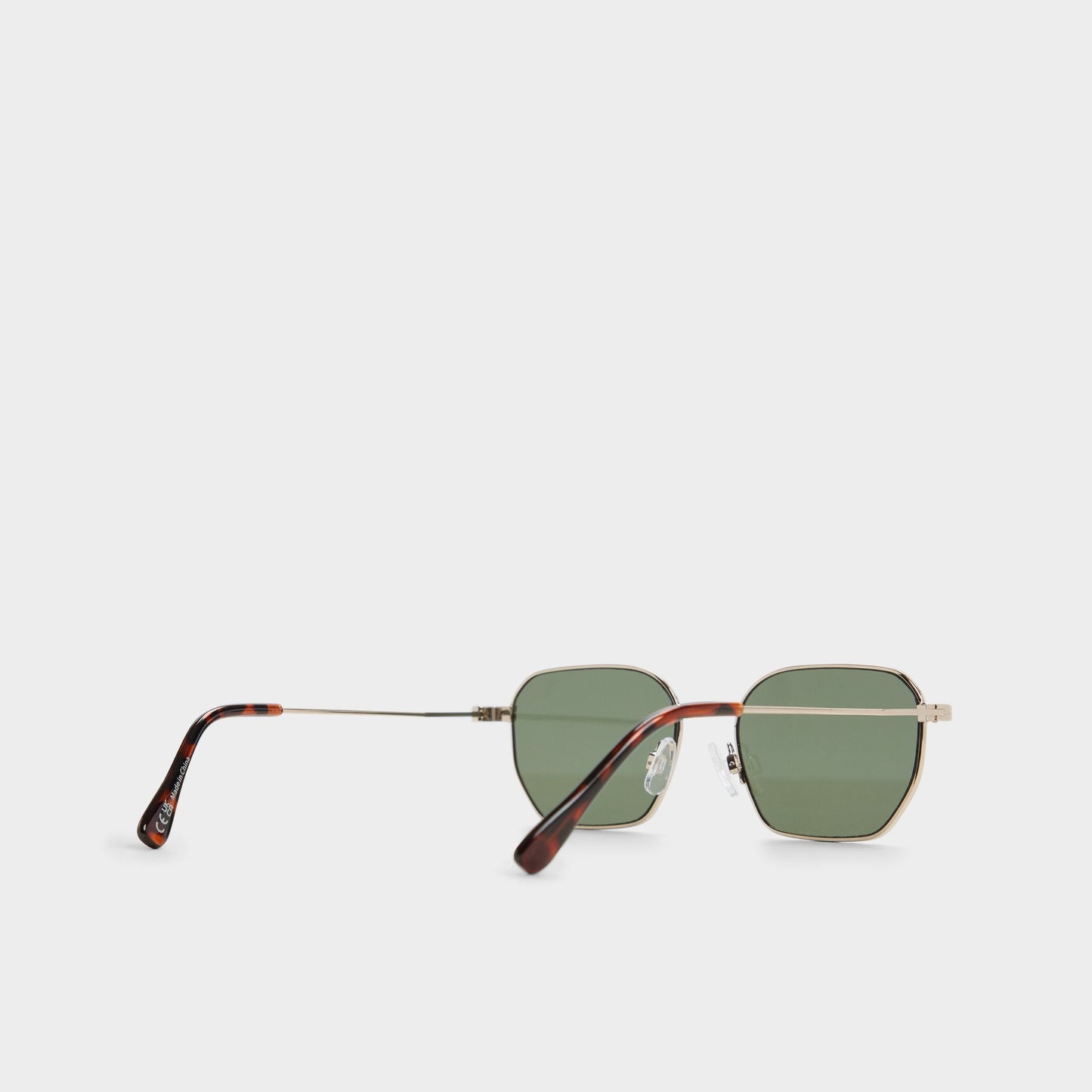 Flyynn in Gold - Rectangle sunglasses - Gold
