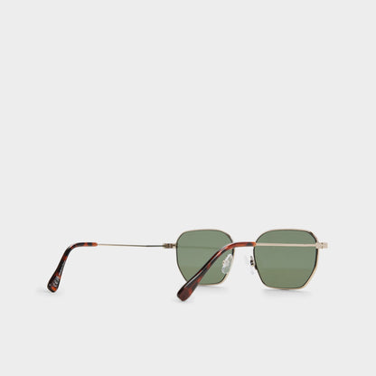 Flyynn in Gold - Rectangle sunglasses - Gold