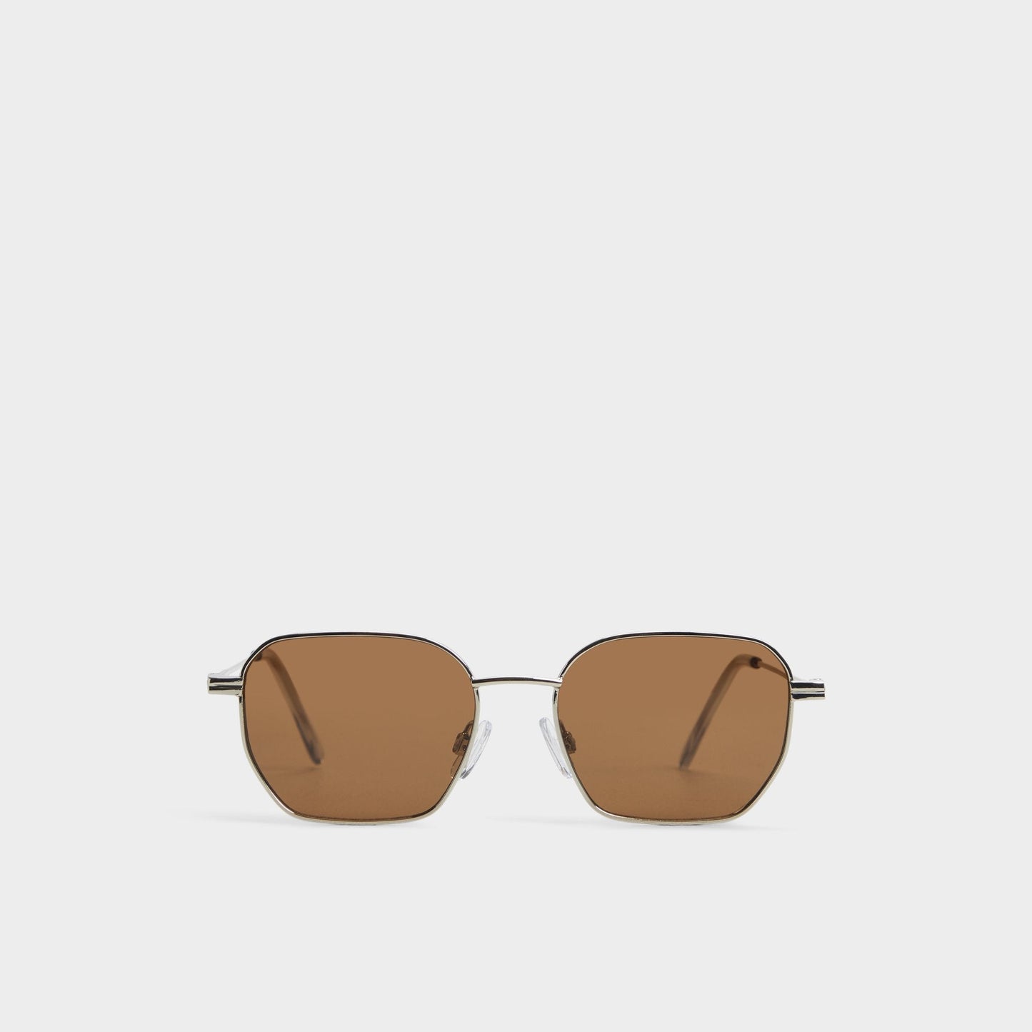Flyynn in Silver - Rectangle sunglasses - Silver