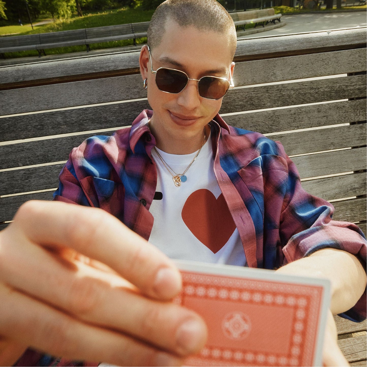 Flyynn in Silver - Rectangle sunglasses - Silver