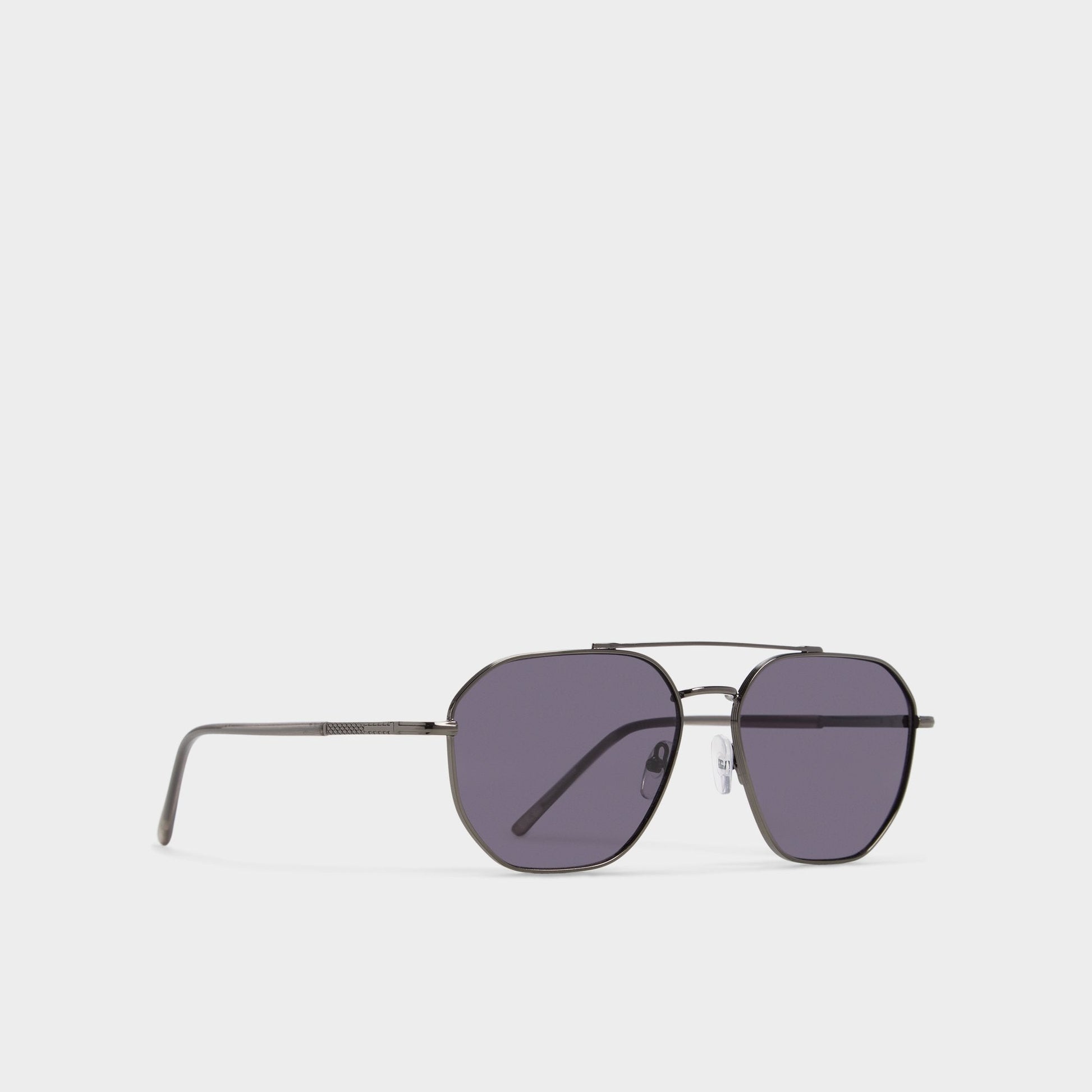 Biensfeldt in Dark Grey - Aviator sunglasses - Dark grey