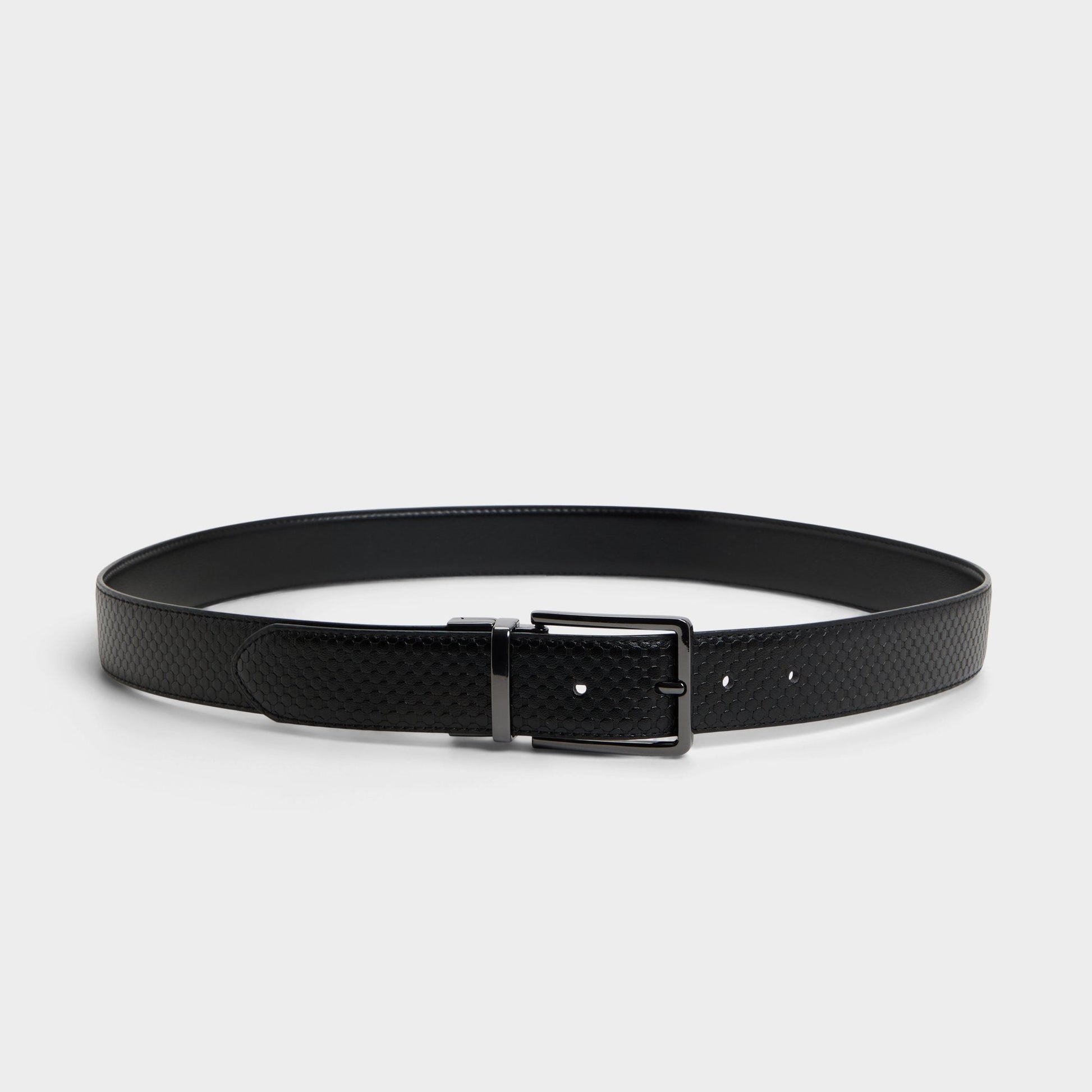Abathien Black Men's Belts - Belt - Black