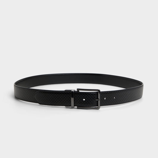 Abathien Black Men's Belts - Belt - Black