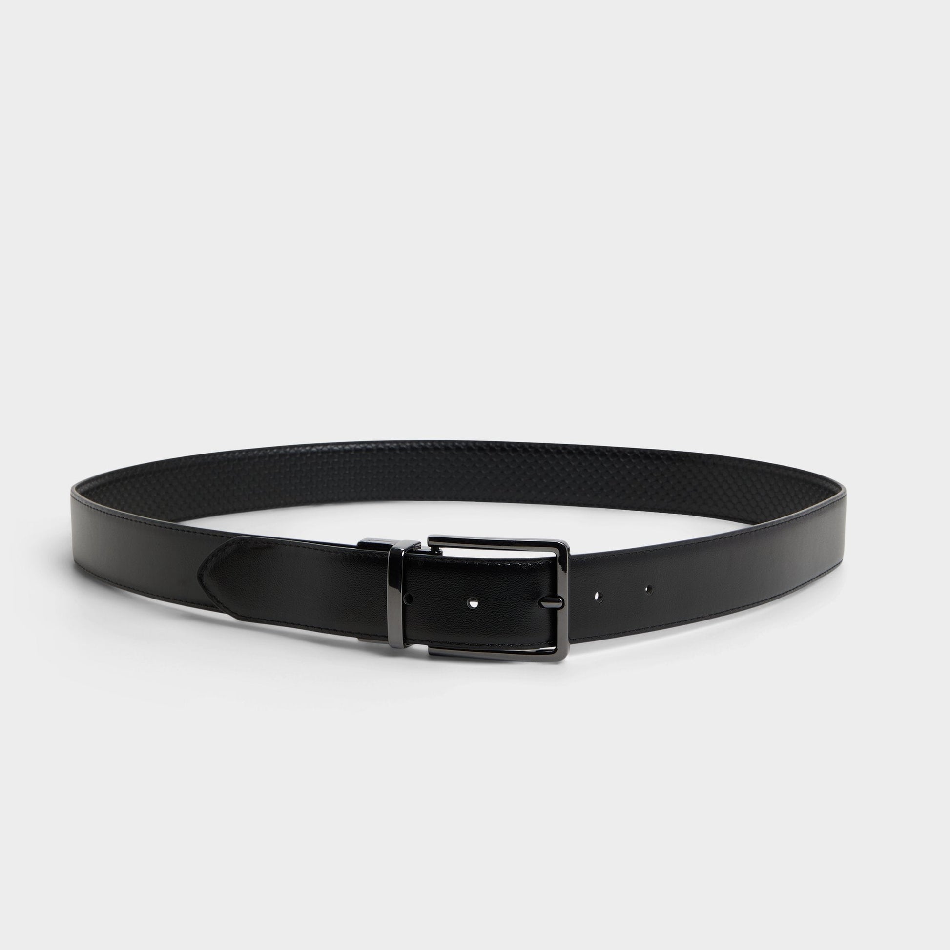 Abathien Black Men's Belts - Belt - Black
