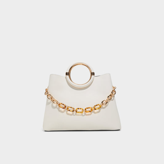 Dovieex Medium Beige Women's Top Handle Bags - Satchel bag - Medium Beige