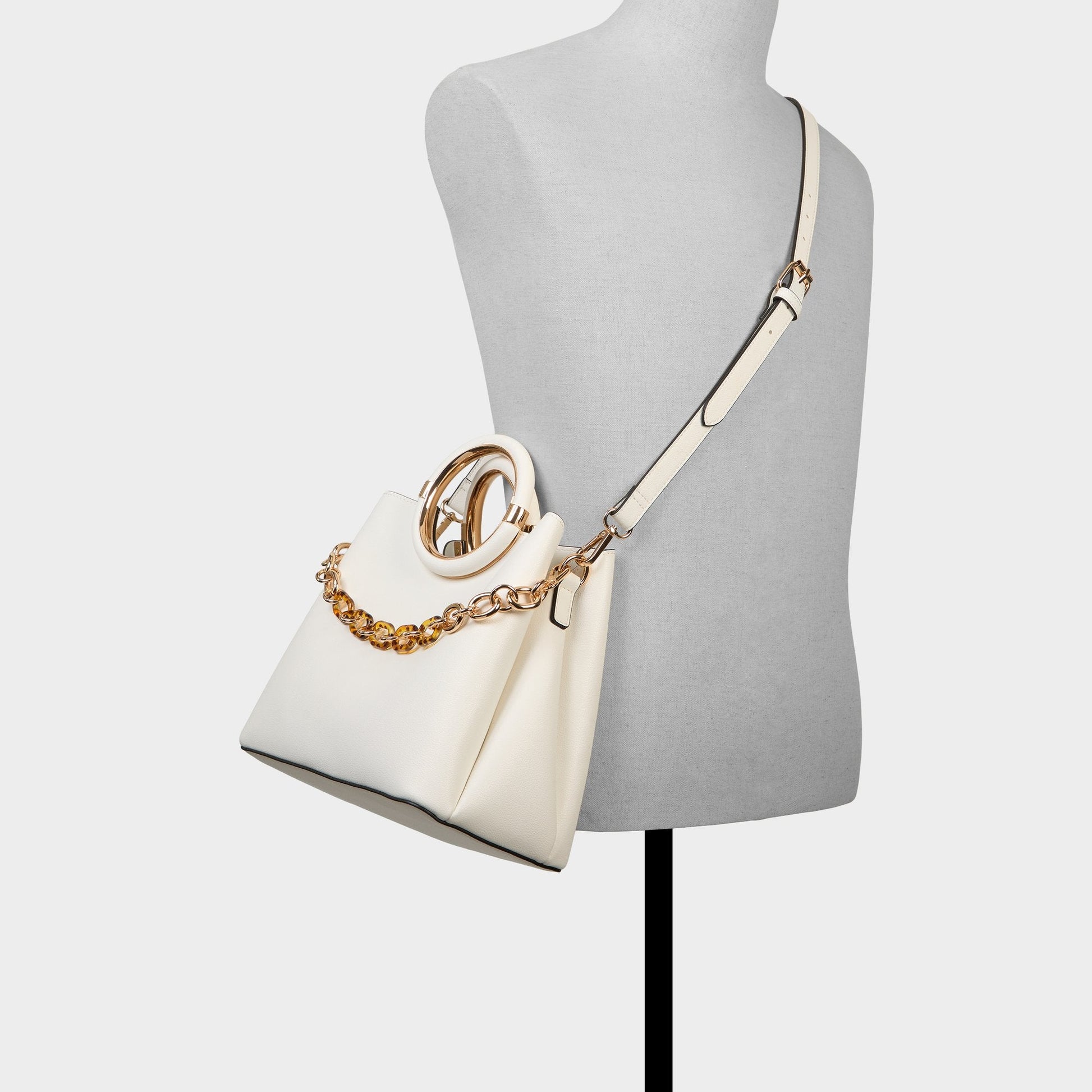 Dovieex Medium Beige Women's Top Handle Bags - Satchel bag - Medium Beige