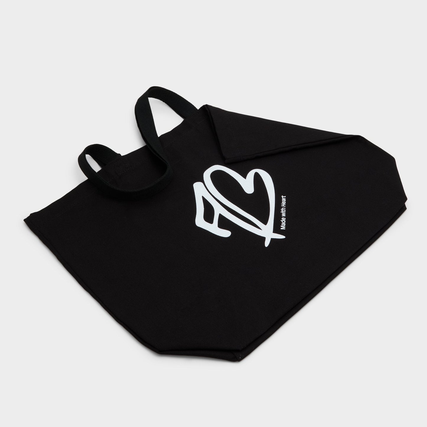 Made With Heart Tote Black/White Tote & Satchel bags - Tote bag - Black/White