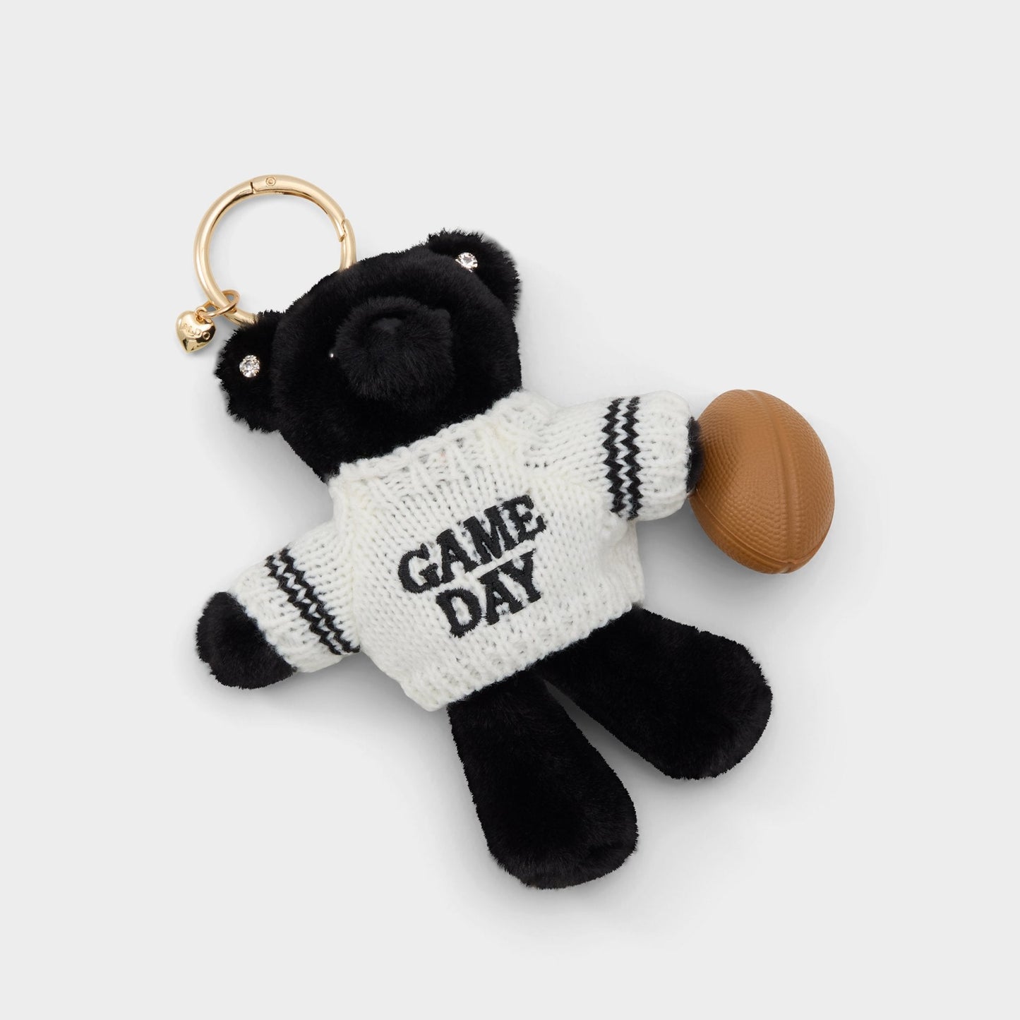 Sportie in Black - Bag charm - Black